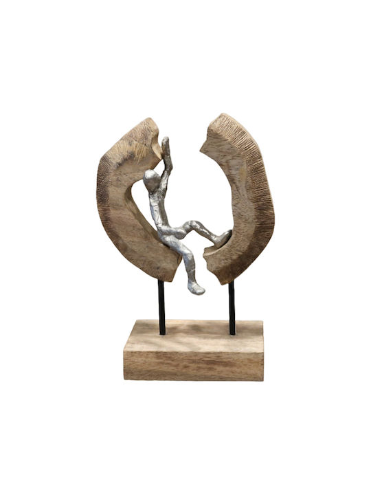 Inart Διακοσμητικό Φρούτο από Αλουμίνιο 18x10x26cm