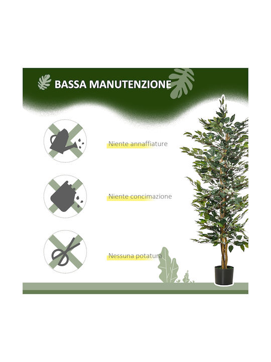 Arbore Artificial de Exterior Green 150cm HomCom