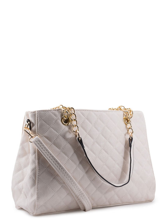 Women's Shoulder and Handbag Beige