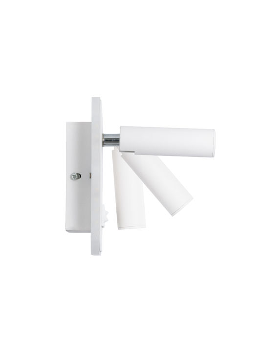 GloboStar Lady-S Modern Leuchte Wand mit Integrierter LED und Neutralweißes Licht 15x7cm