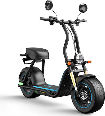 BOGIST M5 Max Electric Scooter with 40km/h Max Speed and 40km Autonomy in Blue Color with Seat