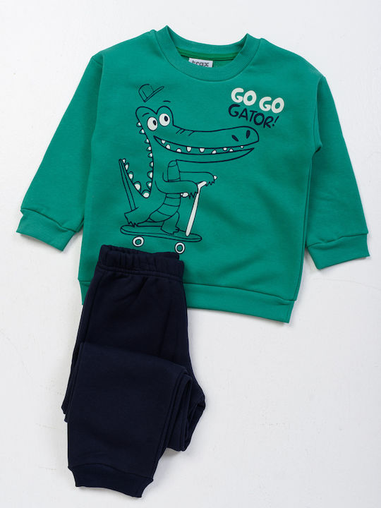 Set Trening Verde-Marin 2 Bucăți Go Go Gator