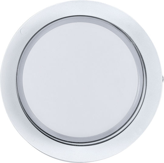 GloboStar Nexus Επιτοίχια Εξωτερική Πλαφονιέρα LED IP65 10W με Φυσικό Λευκό Φως 17x17x9εκ.