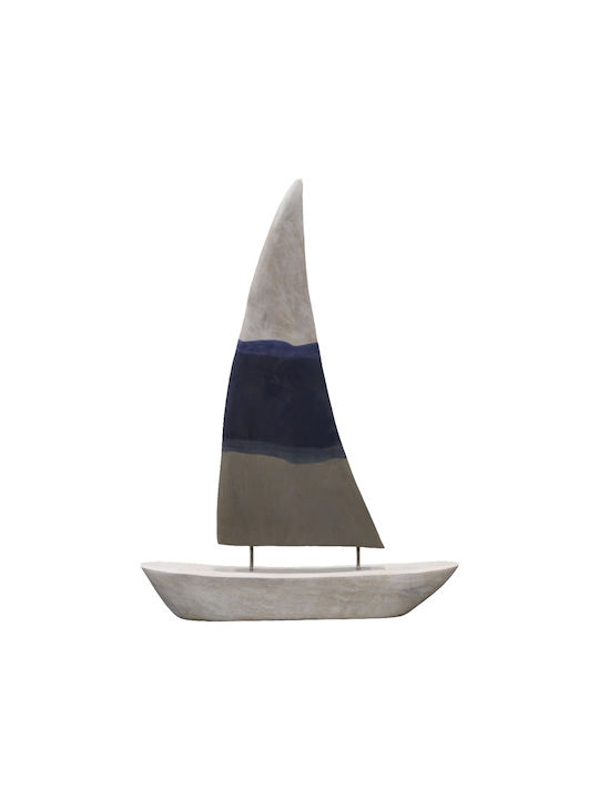Inart Декоративна лодка Металик 40.5x5x57.5см 1бр