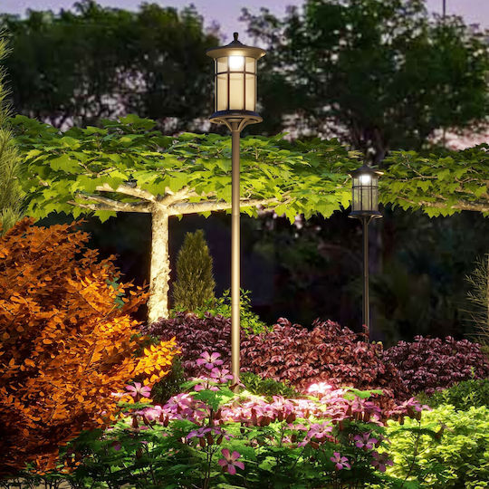 Outsunny Street Solar Light with Photocell IP44