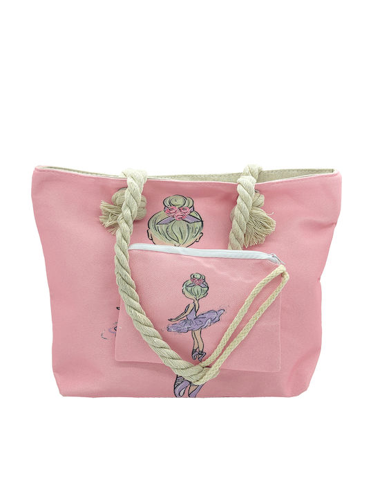 Gift-Me Kinder Rucksack Strandtasche Rosa 30cmx10cmx24cmcm