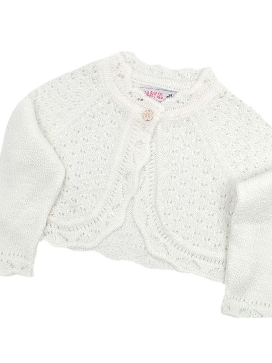 Extan Bebe Kids Bolero Knitted Ecru