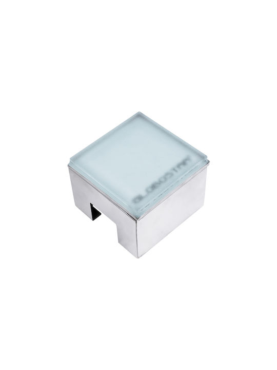 GloboStar Spot De Podea LED 2W Cu Lumină Alb Natural IP68 Gri