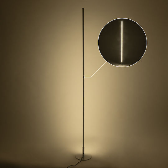 GloboStar Daluma Lampa de podea LED Î160xL18cm. cu Lumină Alb Reglabil 2640lm Alb