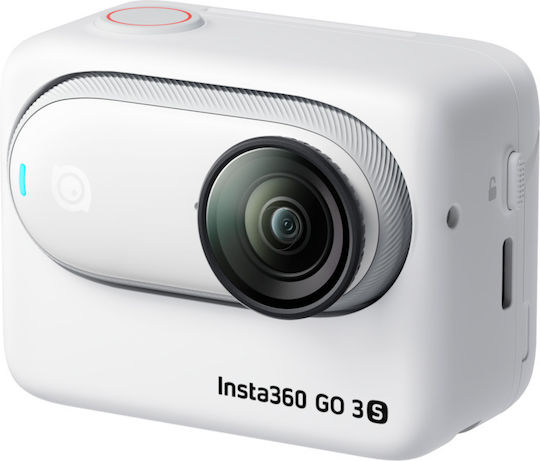 GO 3S 64GB Екшън Камера 4K Ultra HD 360° Подводна Стандартна с Екран 2" и Wi-Fi Арктическо Бяло