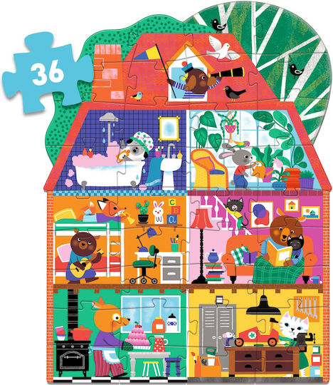 Παιδικό Puzzle Little Friends House για 3+ Ετών 36pcs Djeco