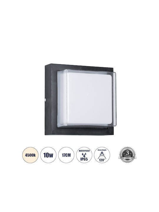 GloboStar Waterproof Wall-Mounted Outdoor Light IP65 with Integrated LED