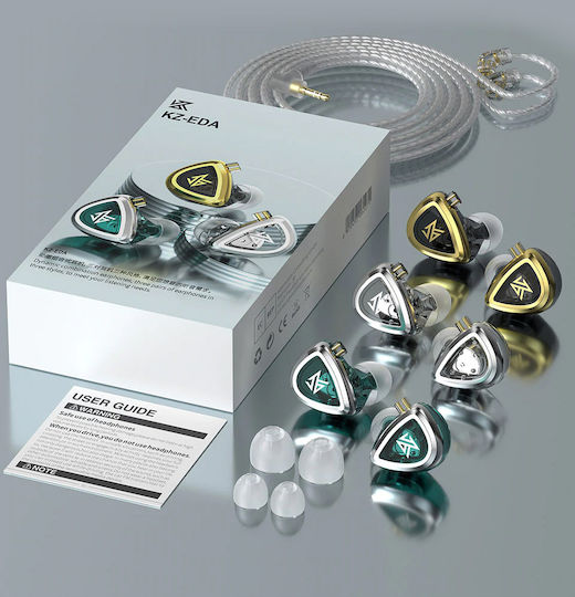 KZ In-ear headphones In Ear Eda 3-in-1 Set Multicolored
