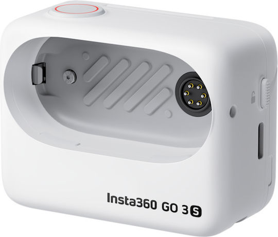 Insta360 GO 3S Standard Edition 128GB Action Camera 4K Ultra HD 360° Capture Underwater with Screen 2" and Wi-Fi White