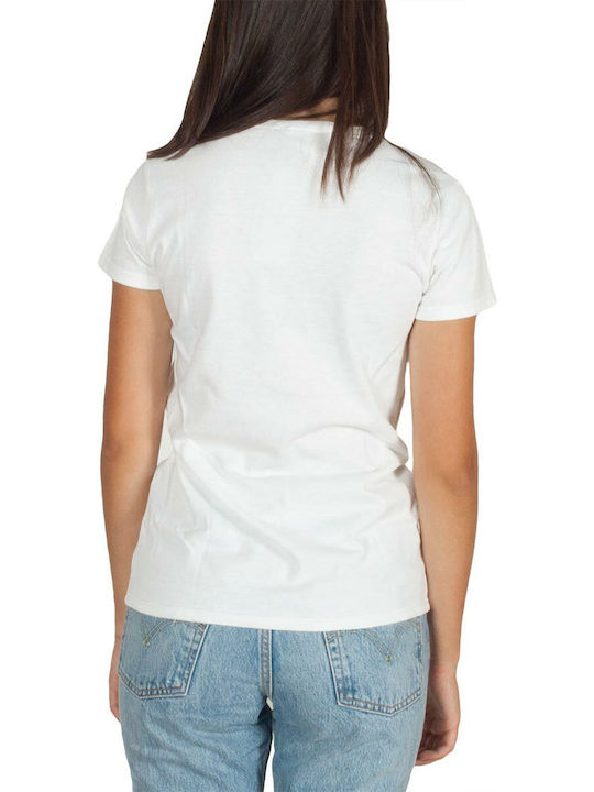 Daisy Street Γυναικείο T-shirt Floral λευκό