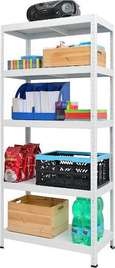 Kovona Drumy Ραφιέρα Dexion 60x40x180εκ. με 5 Ράφια Συνολικής Αντοχής 650kg