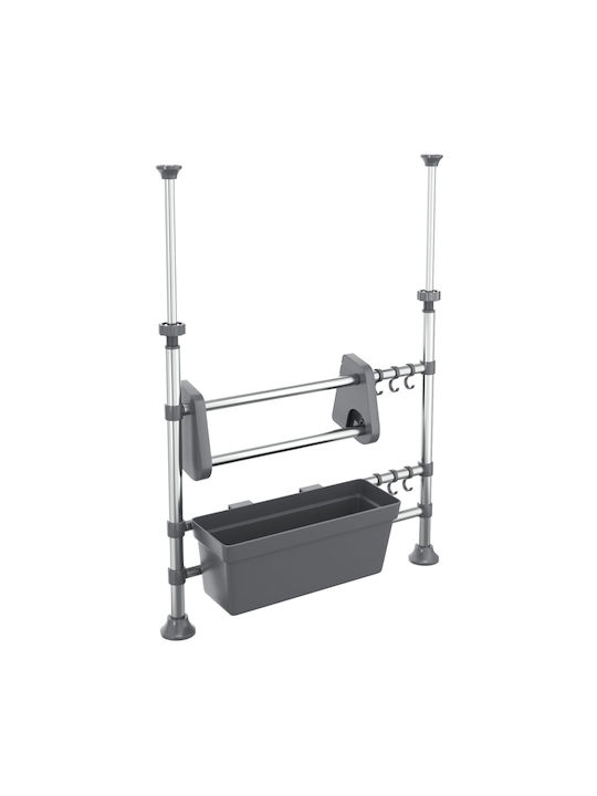 Adjustable Aluminum Kitchen Organizer 344378 Silver