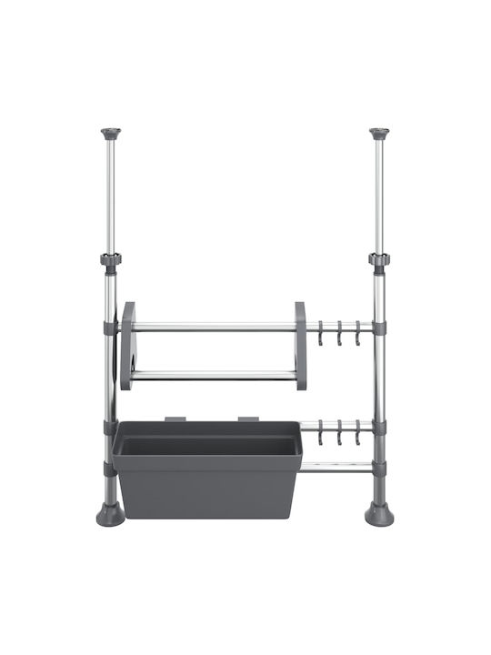Adjustable Aluminum Kitchen Organizer 344378 Silver