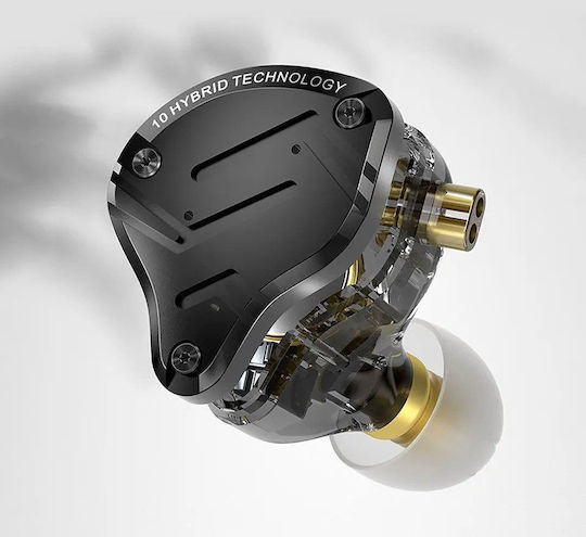 KZ Ακουστικά Ψείρες In Ear Zs10 Pro Γκρι