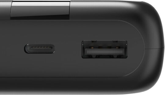 HAMA Performance 20 Power Bank 20000mAh με 2 Θύρες USB-A και Θύρα USB-C Γκρι