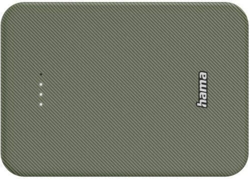 HAMA Colour 10 Power Bank 10000mAh με Θύρα USB-A και Θύρα USB-C Πράσινο