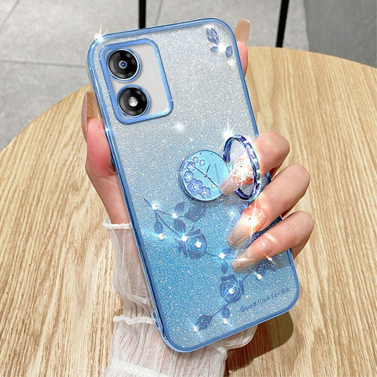 Gradient Glitter Back Cover Σιλικόνης Μπλε (Moto E13)
