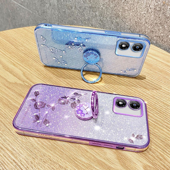 Gradient Glitter Back Cover Σιλικόνης Μπλε (Moto E13)