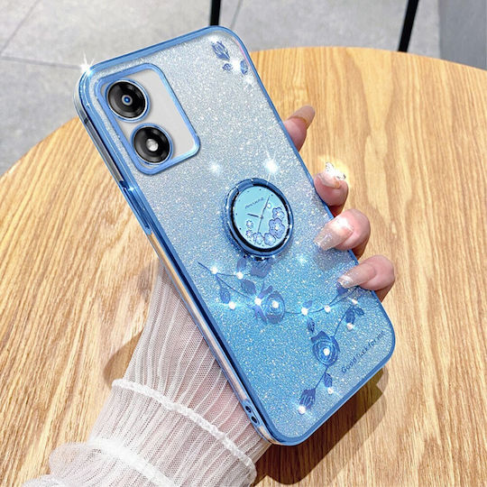 Gradient Glitter Back Cover Σιλικόνης Μπλε (Moto E13)