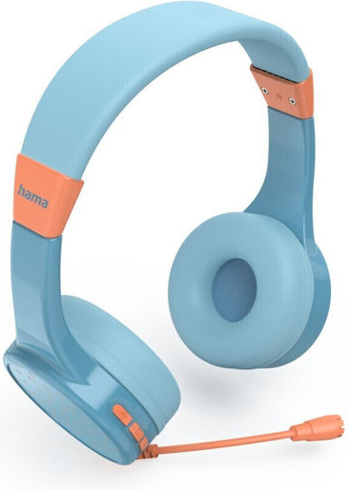 HAMA 184111 Drahtlos Auf dem Ohr Multimedia-Headsets mit Mikrofon und Verbindung Bluetooth in Blau Farbe
