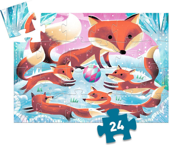 Kids Puzzle Fox for 3++ Years 24pcs Djeco