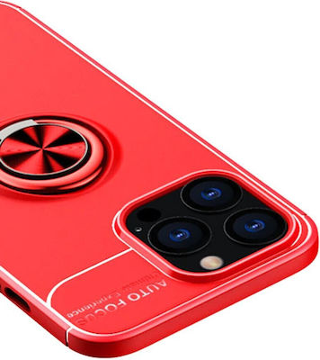 Ancus Autofocus Shock Proof Umschlag Rückseite Silikon Rot (iPhone 13 Pro)