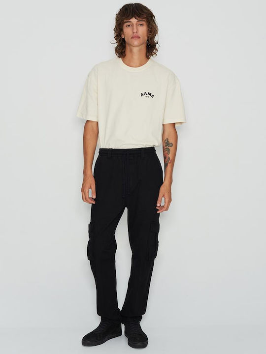 Dama Tesatura Pantaloni Cargo Black