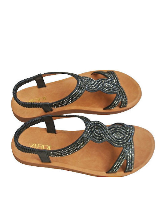 Women's Flat Sandals Anatomic in Black Color