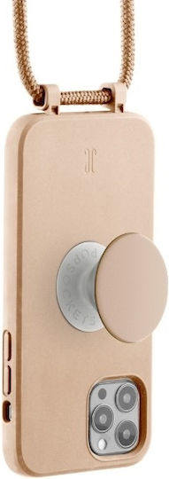 Just Elegance PopGrip Back Cover Silicone Beige (iPhone 12 Pro Max)