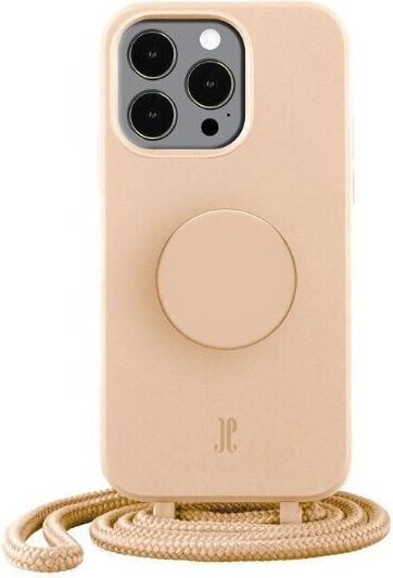 Just Elegance PopGrip Back Cover Silicone Beige (iPhone 12 Pro Max)