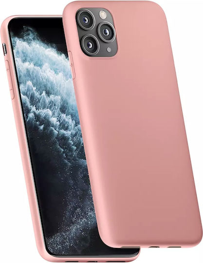 3MK Matt Lychee Back Cover Σιλικόνης 1.2mm Ροζ (iPhone 14 Pro Max)