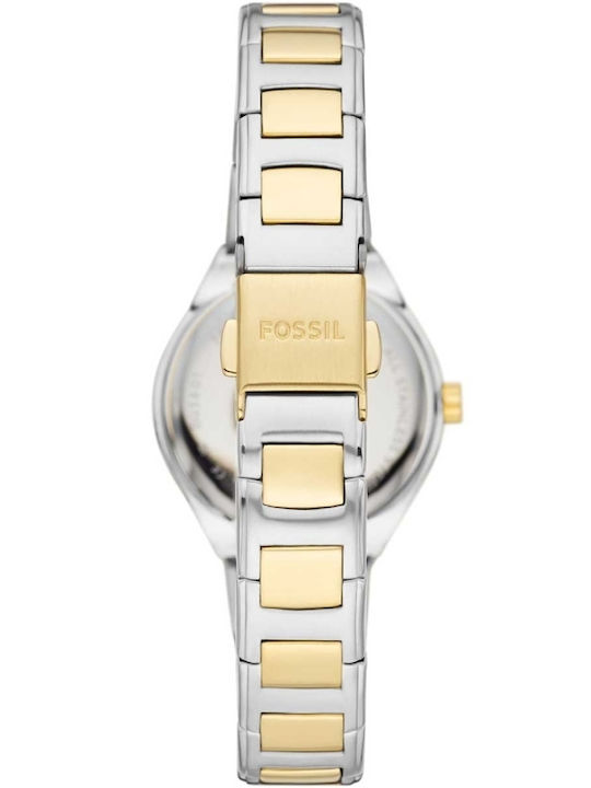 Fossil Кварцов Часовник с Метална Верижка