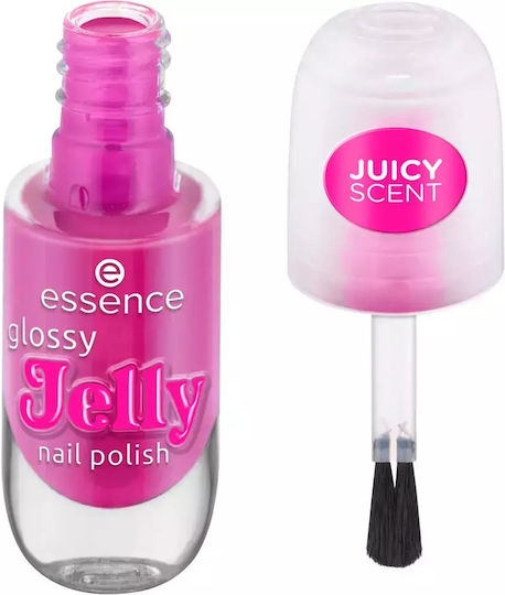 Essence Glossy Jelly Nail Polish 01 Violetsummer Splash 8ml