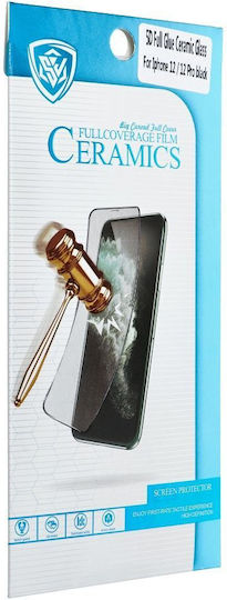 Glass 5D Keramik Vollkleber Vollflächig gehärtetes Glas Schwarz (Galaxy A35)