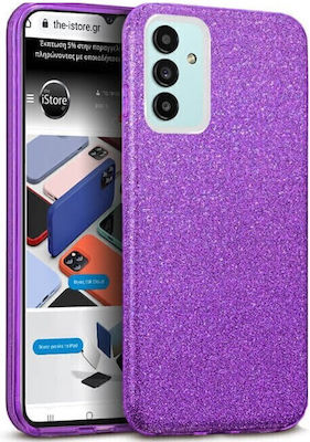 Glitter Back Cover Silicone Purple (Galaxy A55)