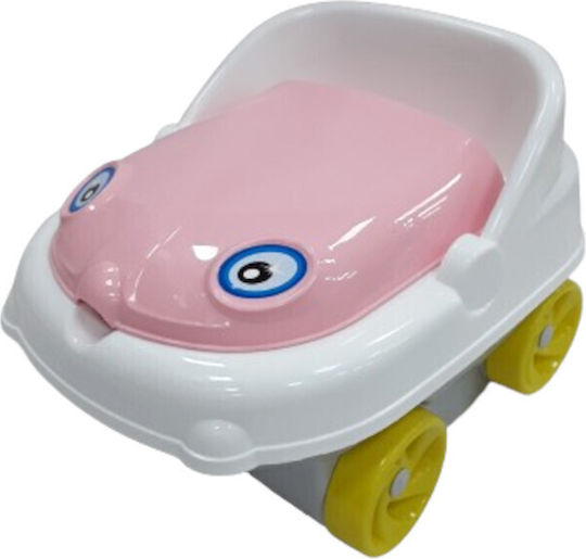 Beboulino Klassisches Töpfchen mit Deckel Rosa