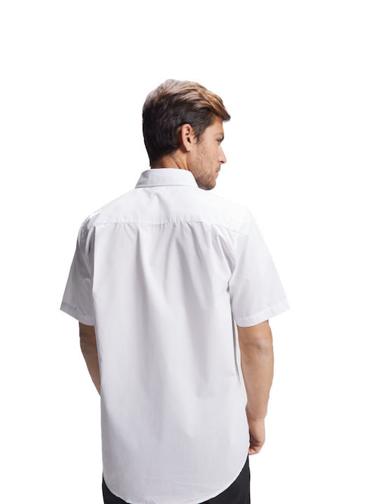 Roly Men's Shirt Short Sleeve White