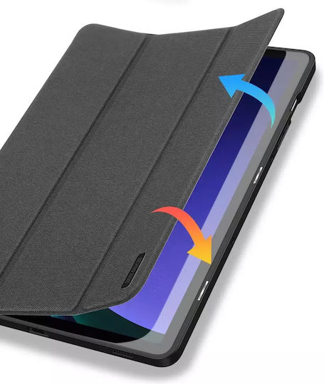 Dux Ducis Domo Flip Cover Μαύρη (Samsung Galaxy Tab S9 FE)