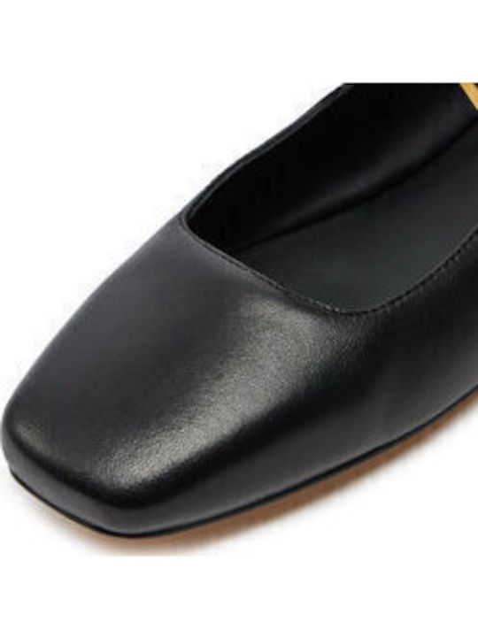 Pumps mit Riemchen Schwarz
