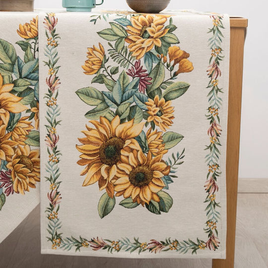 Dimeco Läufer Sun Ecru 45x140cm