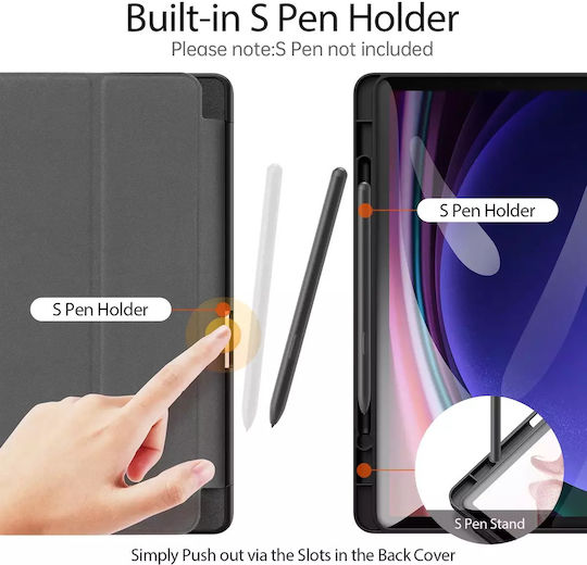 Dux Ducis Domo Flip Cover Μαύρη (Galaxy Tab S9)
