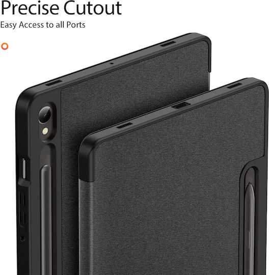 Dux Ducis Domo Flip Cover Μαύρη (Galaxy Tab S9)
