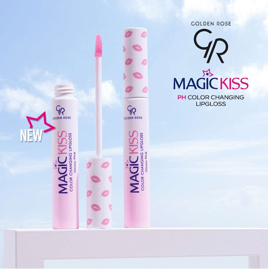 Golden Rose Magic Kiss Luciu de buze roz lucios 10ml