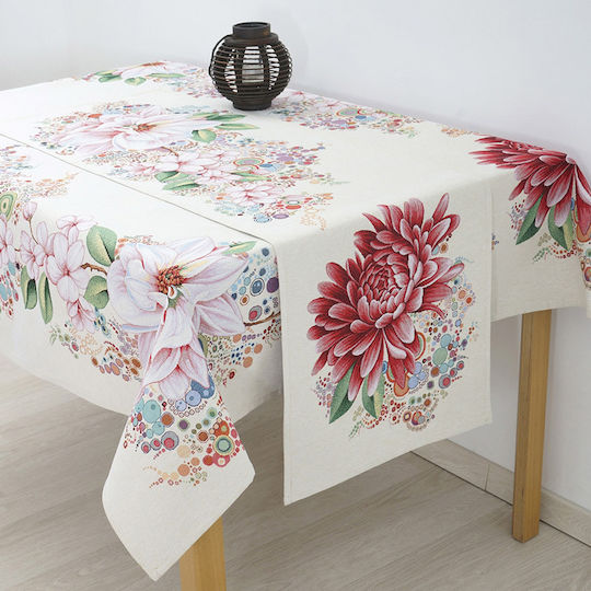 Dimeco Elise Ecru 140x180cm Tischdecken