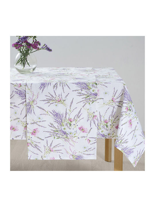 Dimeco 5165 Cotton Tablecloth Purple 140x260cm